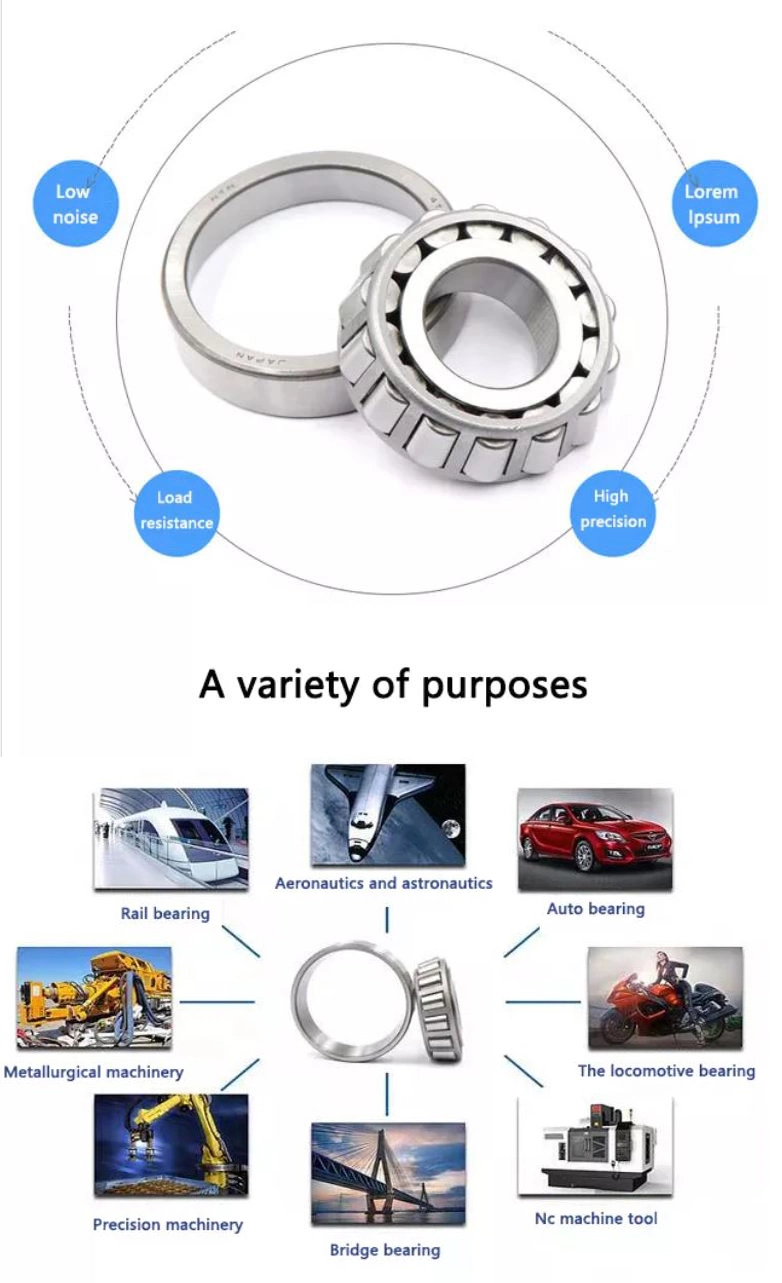 Miniature Small Bearing High Precision Single Row Tapered Roller Bearing